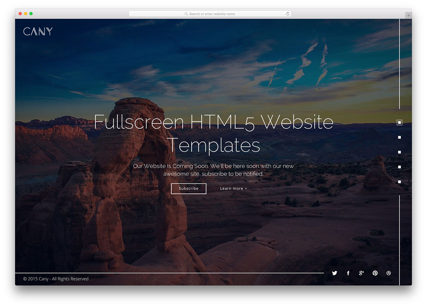 30 Best Fullscreen Website Templates 2025