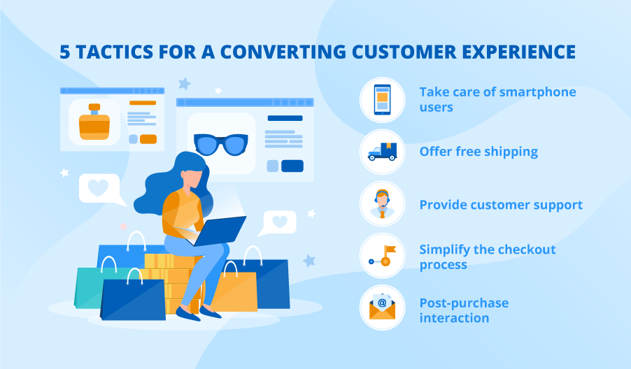 Tactics for a converting customer experience